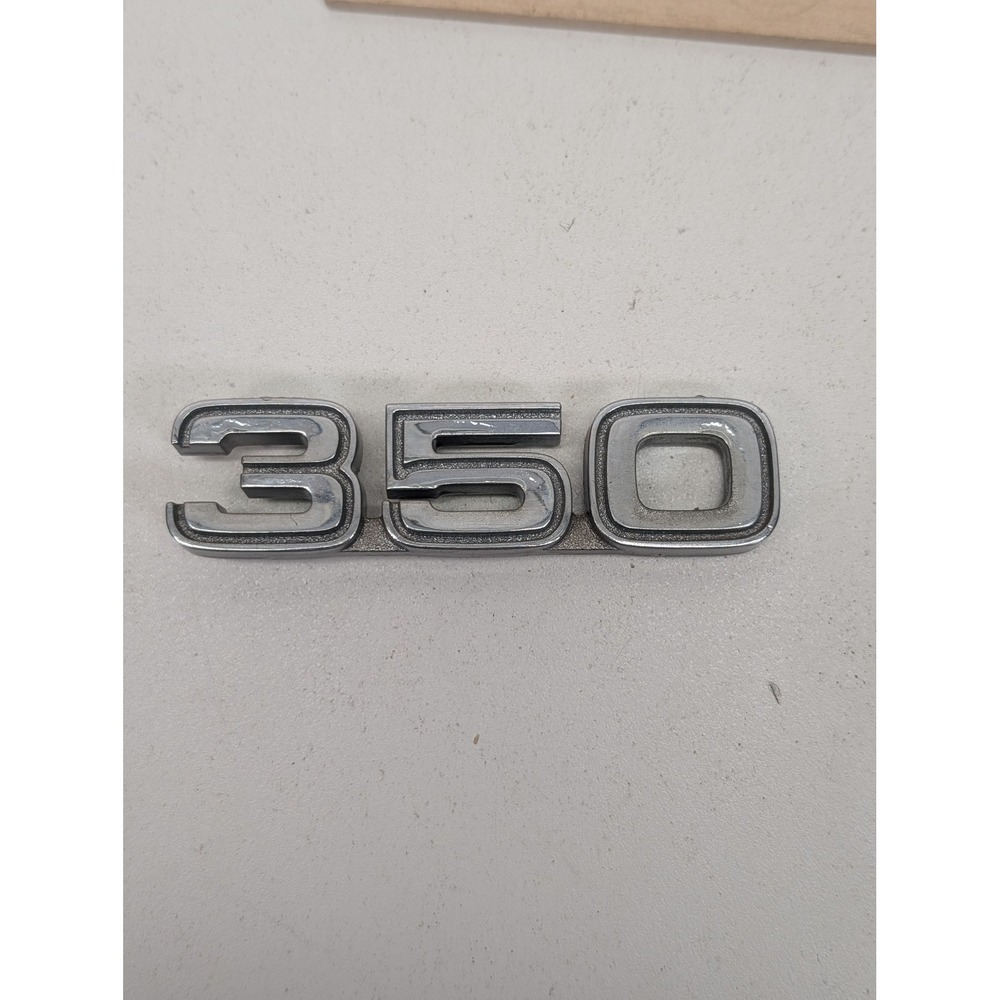 350 Emblem Silver Chrome Car Trunk Badge Letters Numbers Symbols E4UB-352‎